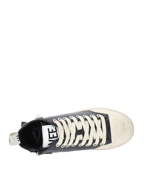 Sneakers modello 422P-903-15-P003 in pelle e tessuto EMANUELLE VEE | 422P-903-15-P003NERO